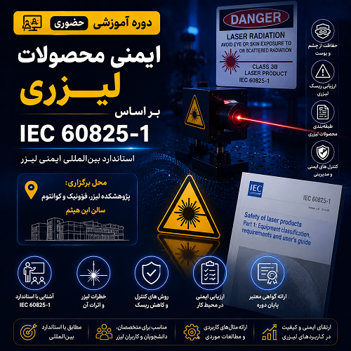 ایمنی محصولات لیزری بر اساس IEC 60825-1