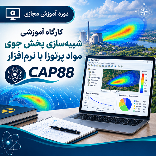 کارگاه آموزشی شبیه‌سازی پخش جوی مواد پرتوزا با نرم‌افزار CAP88